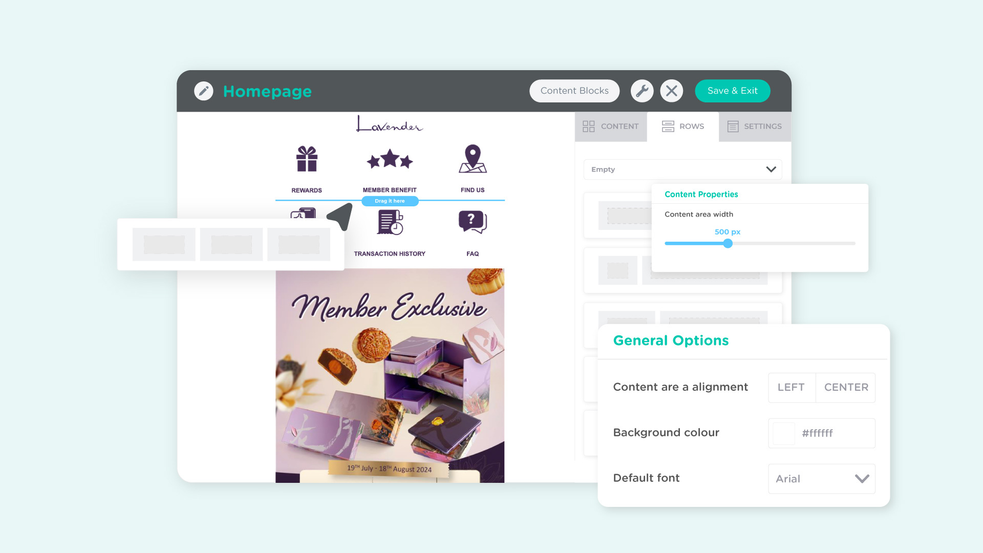 Élément de la galerie