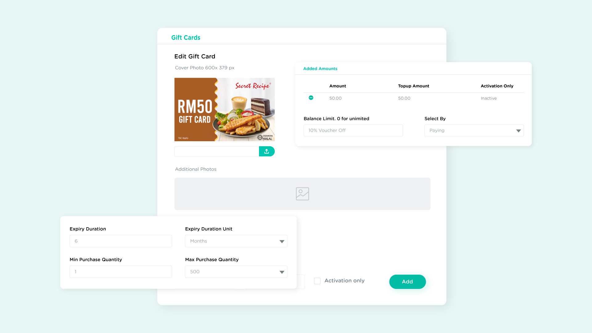 Élément de la galerie